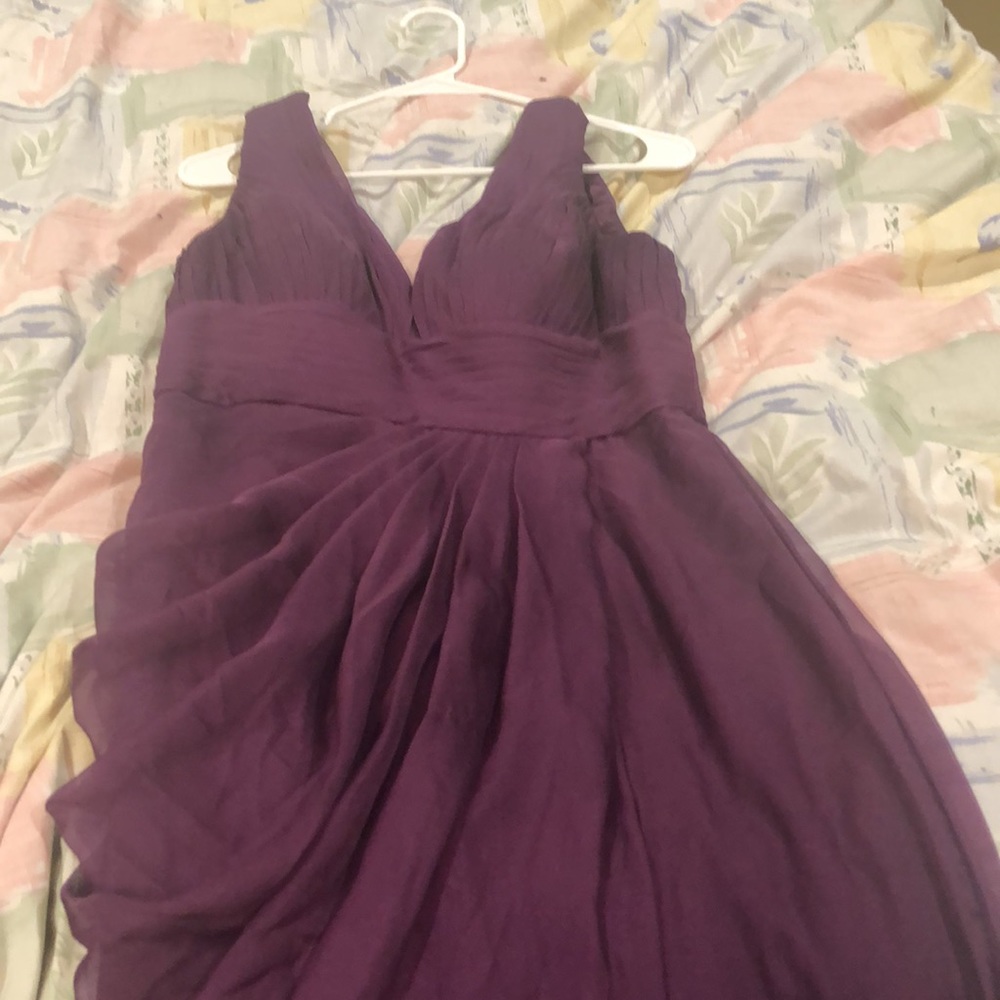 Jadore Evening, Stunning purple silky dress size 12